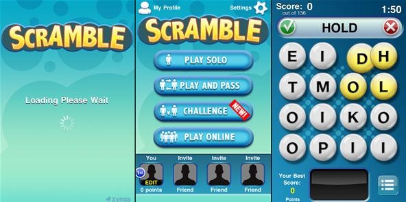 Học tiếng Anh online qua game Scramble