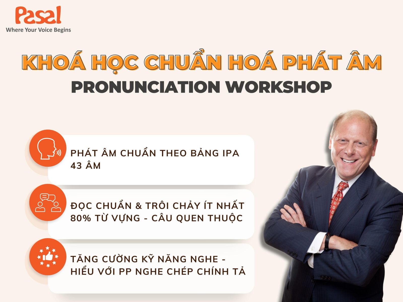 Phương pháp Pronunciation Workshop - Chuyên gia Paul Gruber