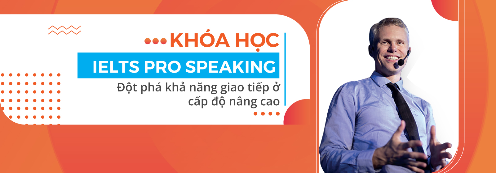 Banner trang khóa học Pro Speaking
