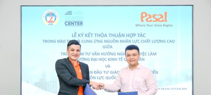 Lễ ký kết hợp tác giữa Trung tâm TVHN&VL và Pasal hứa hẹn mang lại nhiều giá trị cho Sinh viên Kinh tế Quốc dân