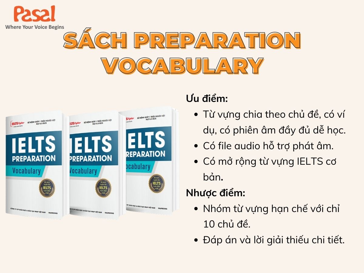 Sách Preparation Vocabulary