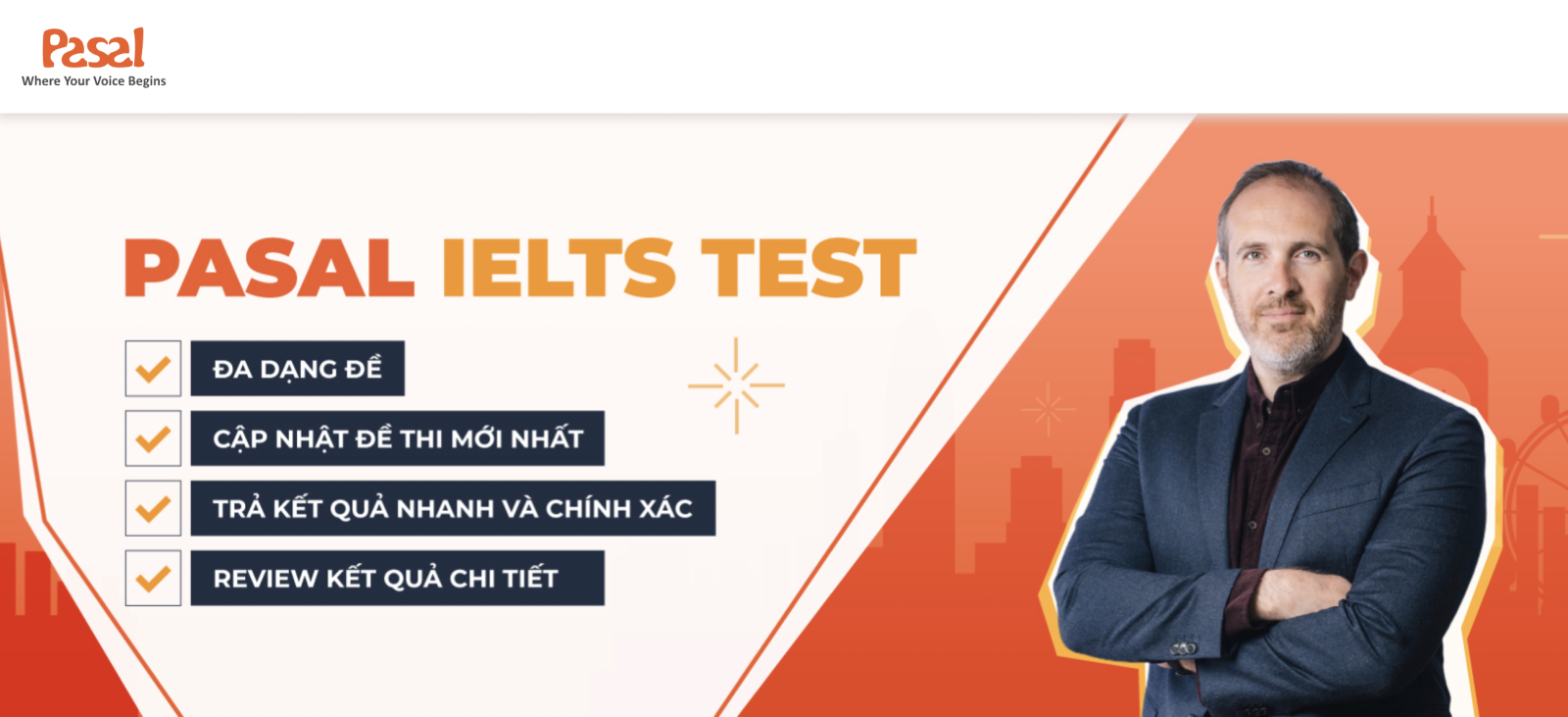 Test IELTS Online tại Pasal