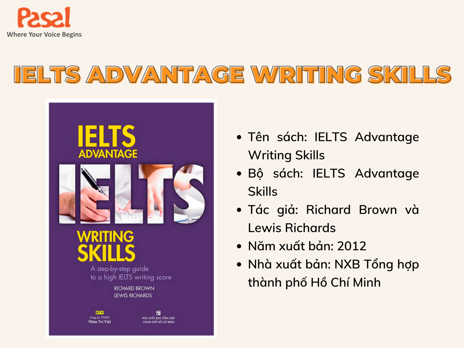 Sách IELTS Advantage Writing Skills
