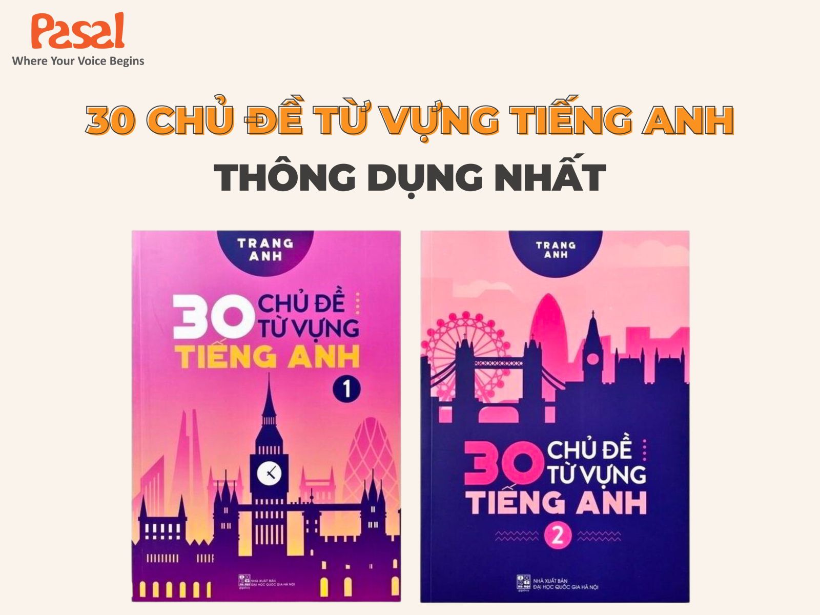 30 chủ đề từ vựng tiếng Anh - Cô Trang Anh