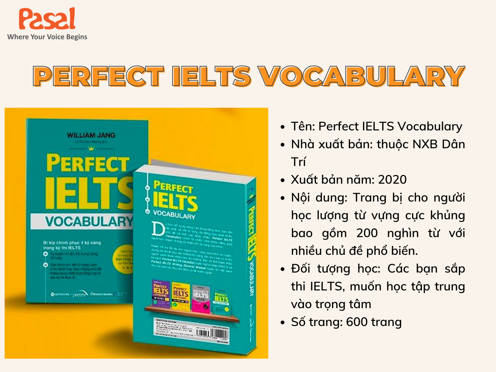 Cuốn sách Perfect IELTS Vocabulary