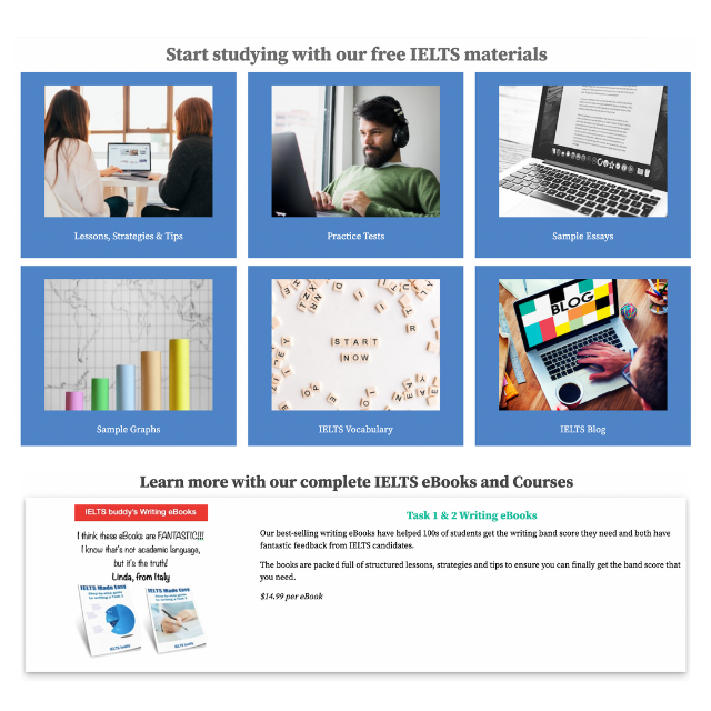 Website test IELTS online - IELTS Buddy