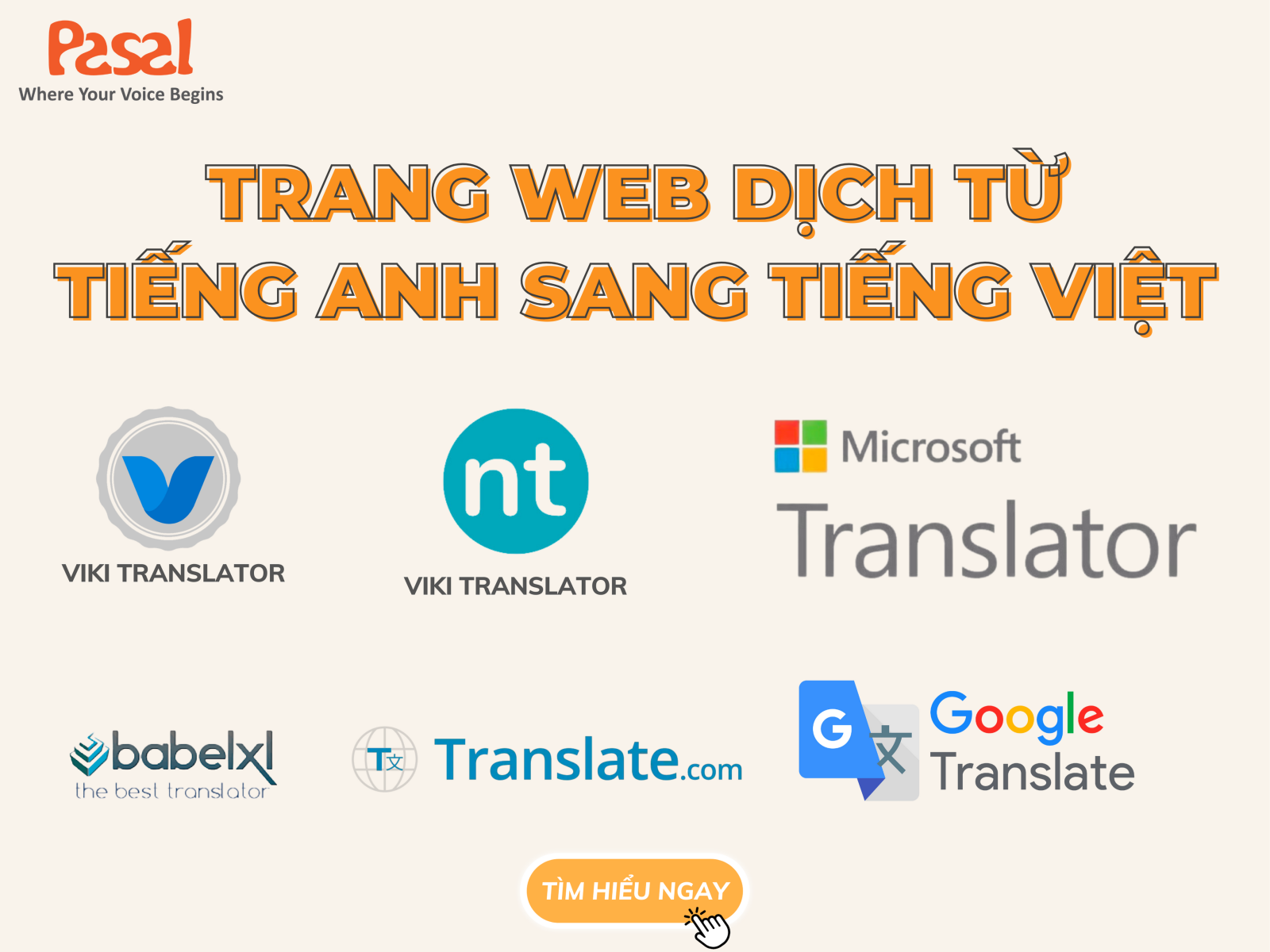 Các trang web dịch từ tiếng Anh sang tiếng Việt