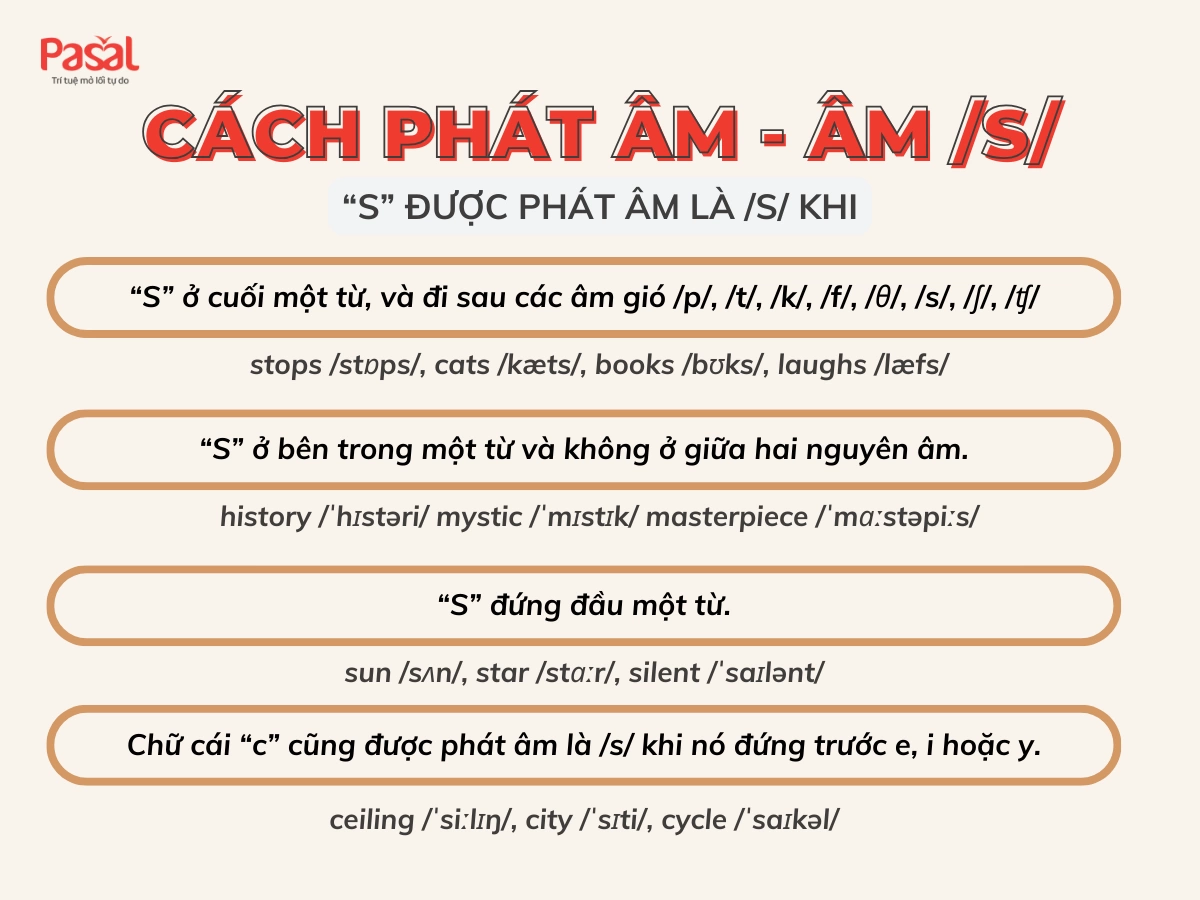 Âm /s/ và âm /z/ khác nhau thế nào?