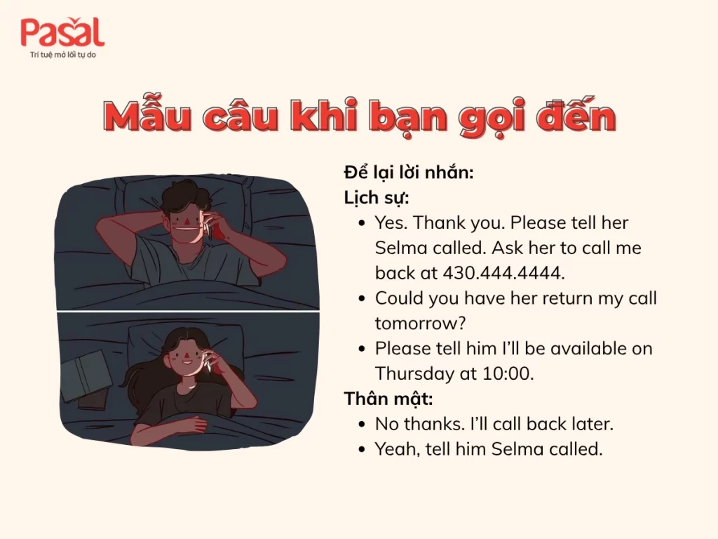 [Cách học tiếng Anh giao tiếp] Nói chuyện điện thoại bằng tiếng Anh