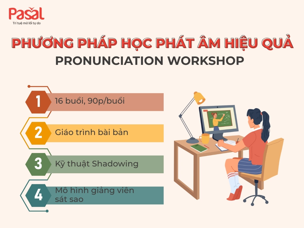 Học phát âm Pronunciation Workshop như thế nào cho hiệu quả?