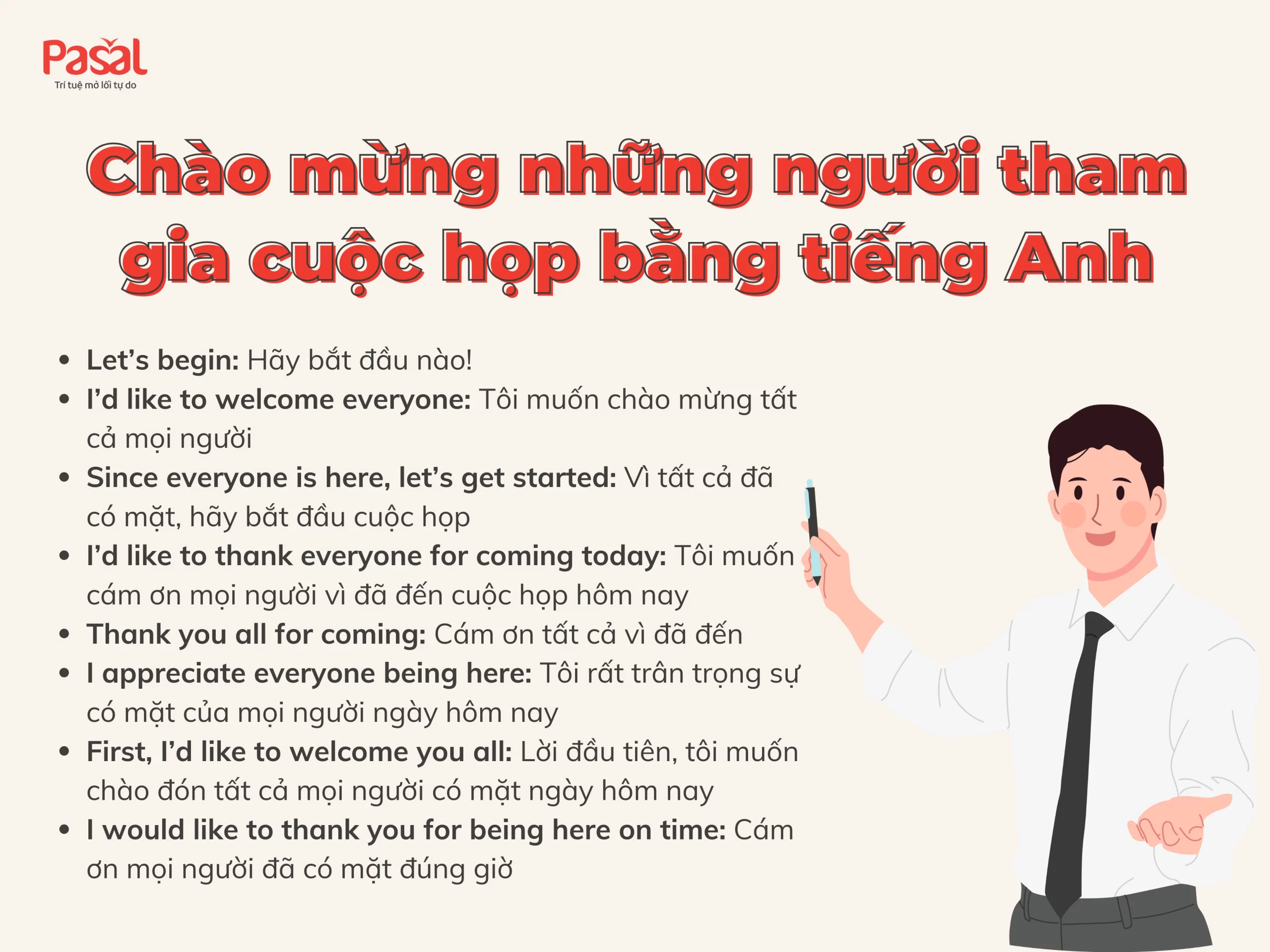 ”Bỏ túi” những mẫu câu giao tiếp trong cuộc họp bằng tiếng Anh