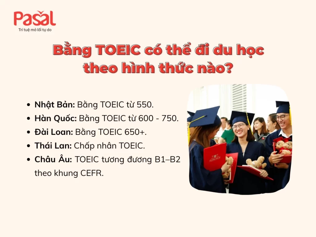 Bằng TOEIC có đi du học được không? Cập nhật mới nhất 2025