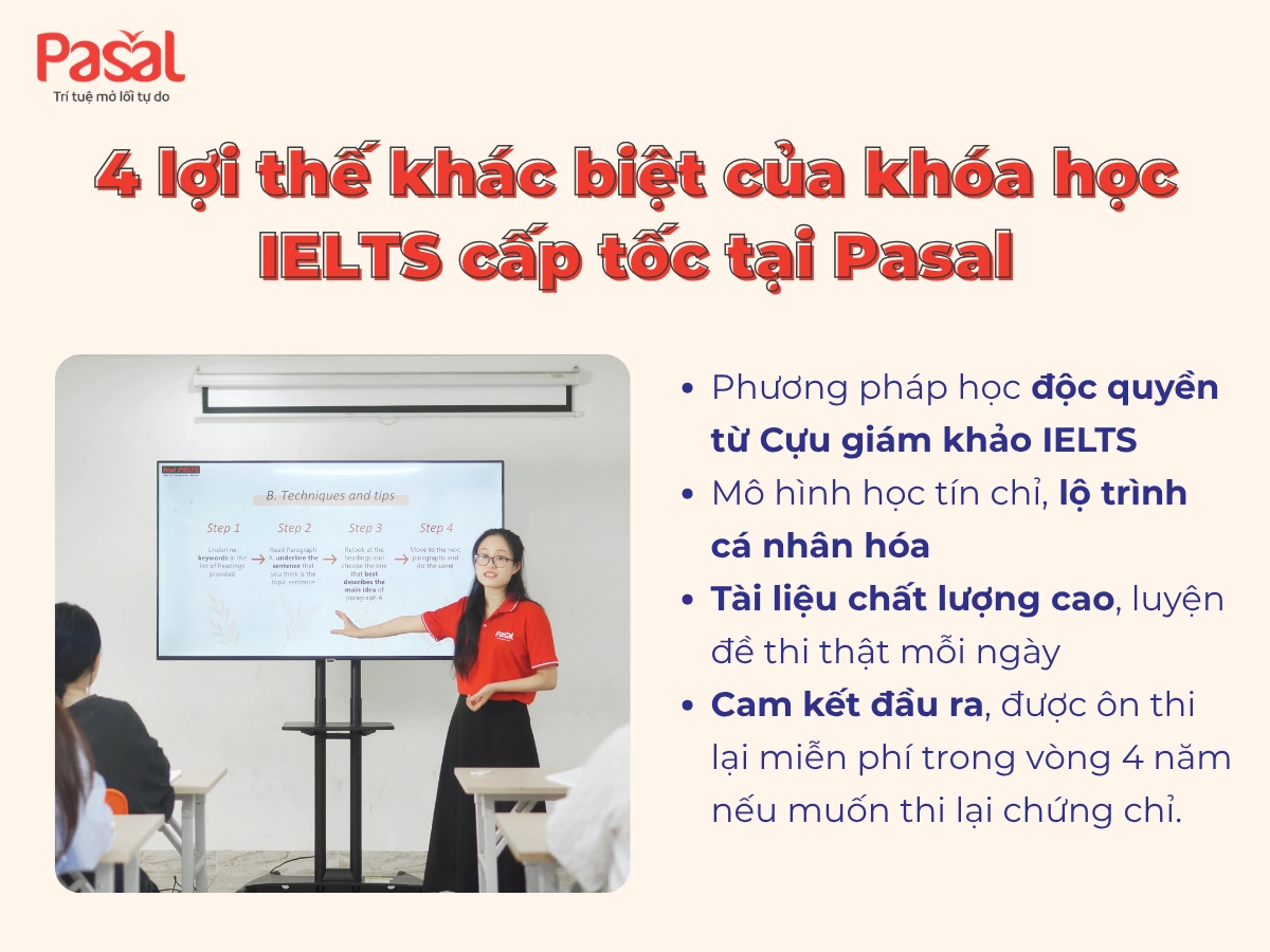 Có nên học IELTS cấp tốc? Sự thật bạn cần biết trước khi đăng ký