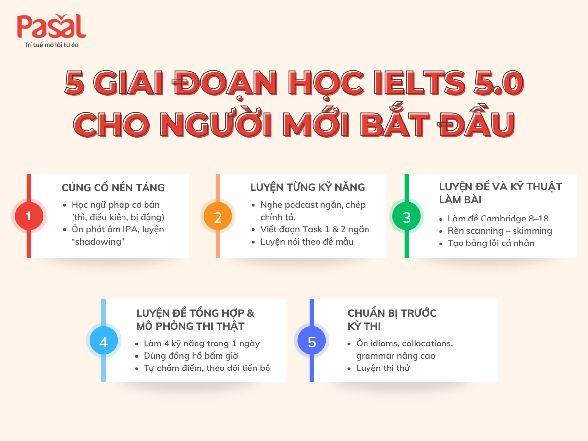 [Bật mí] A-Z Lộ trình học IELTS từ 5.0 lên 6.5 trong 2 tháng