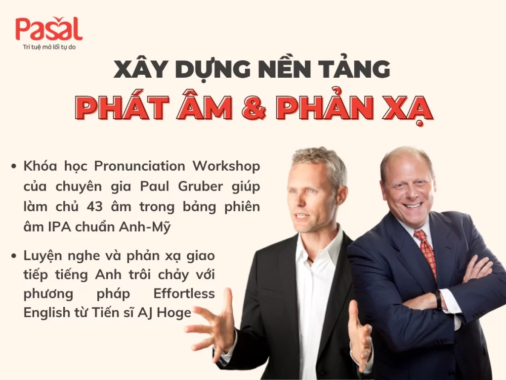 Khoá học xây dựng nền tảng pháp âm và phản xạ giao tiếp