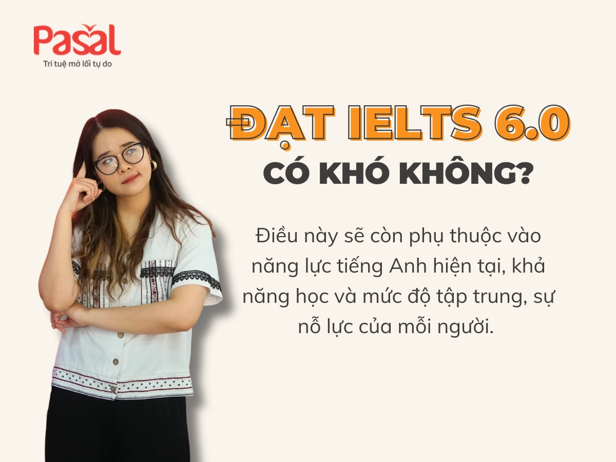 Thi IELTS 6.0 có khó không? Học trong bao lâu?