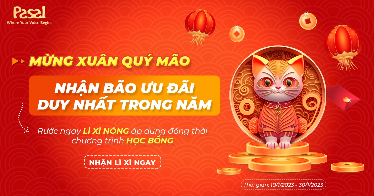 Tặng học bổng tiếng Anh nhân dịp năm mới Quý Mão 2023