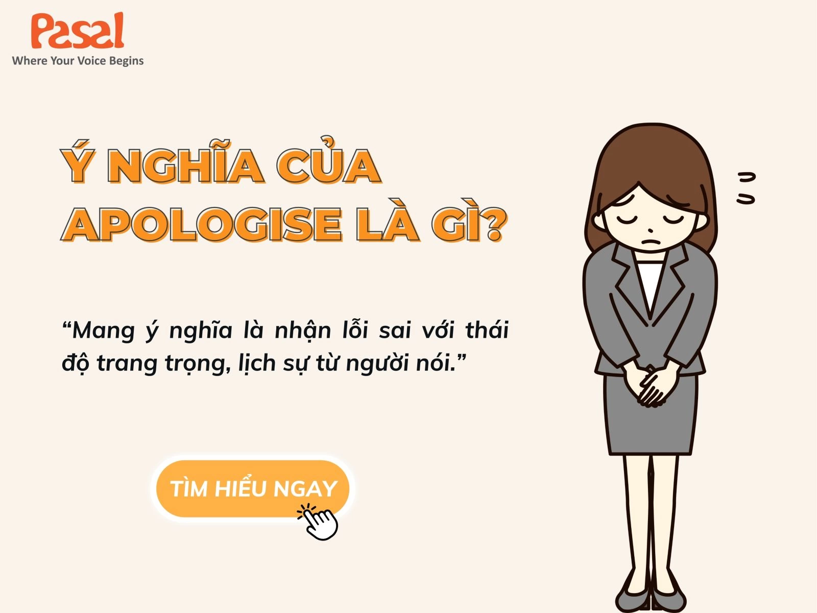 Ý nghĩa của Apologise