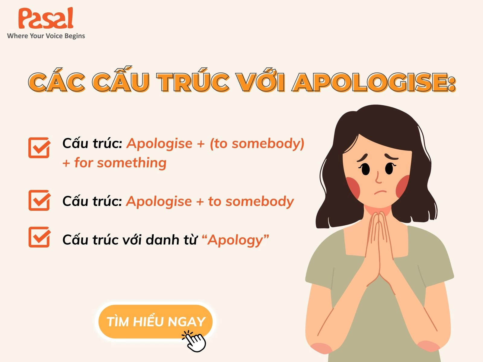 Các cấu trúc Apologise