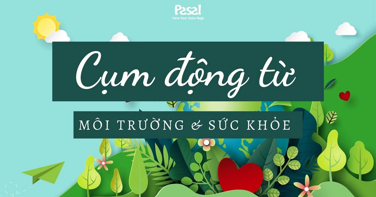 Cụm động từ về chủ đề môi trường và sức khỏe