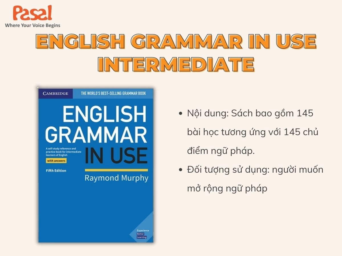 Phiên bản sách dành cho người học muốn mở rộng ngữ pháp nâng cao hơn