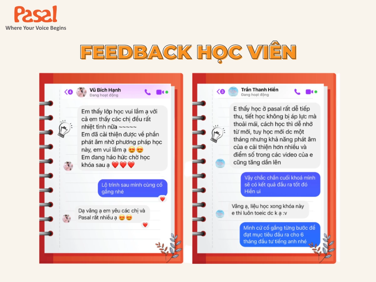 Cảm nhận của học viên tại Pasal