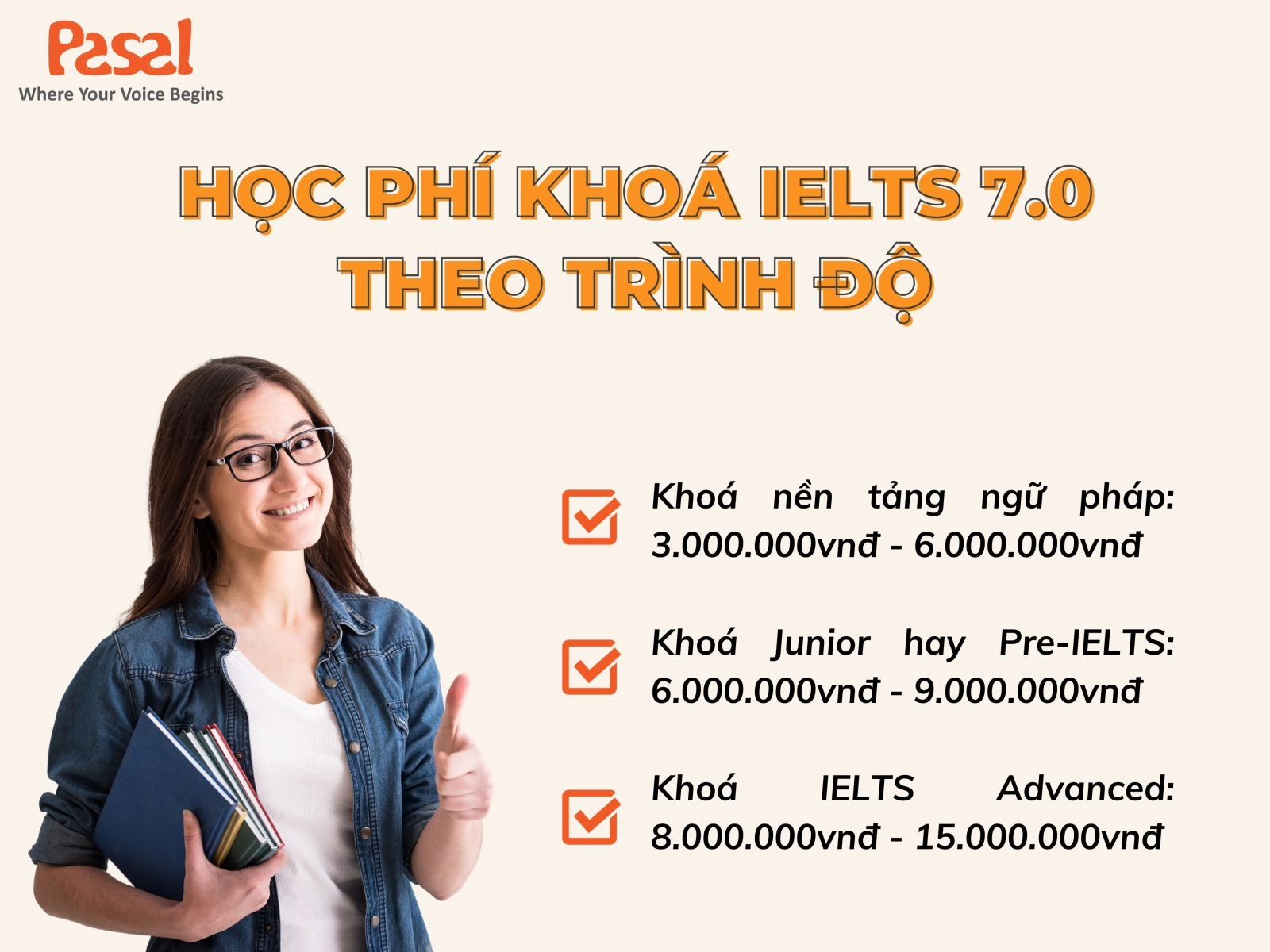 Học phí khoá học IELTS đầu ra 7.0