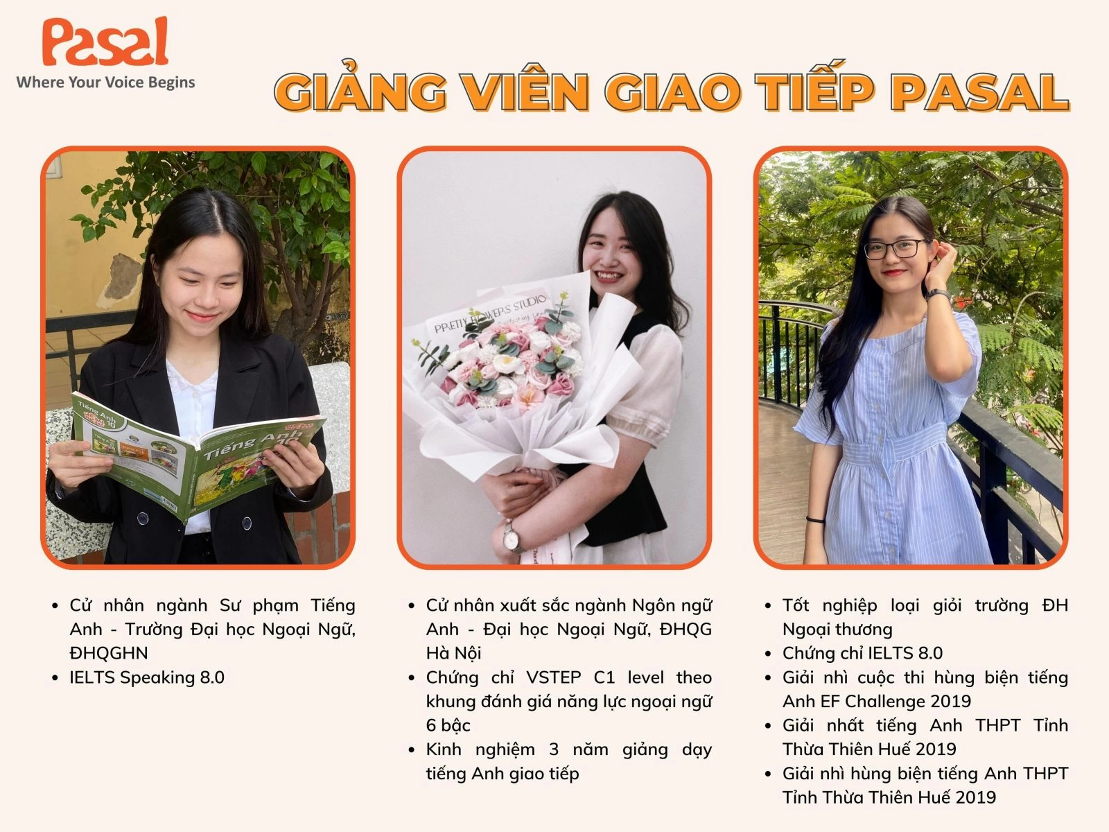 Đội ngũ giảng viên tại Pasal