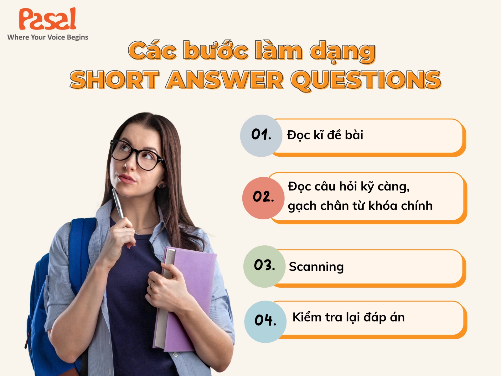 Các bước làm Short Answer Question IELTS Reading