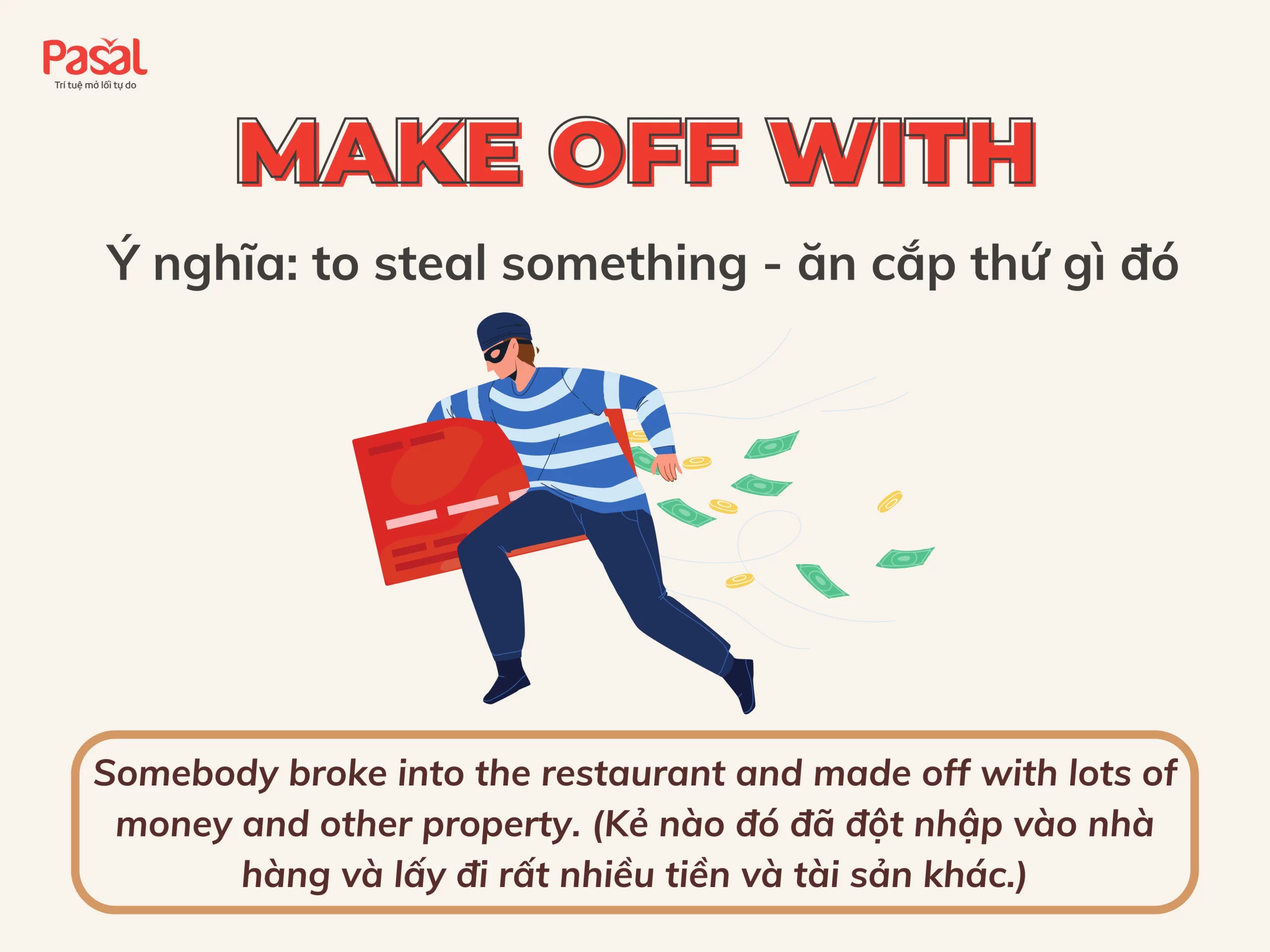 Make off là gì? Các cụm phrasal verbs với make thường gặp trong tiếng Anh