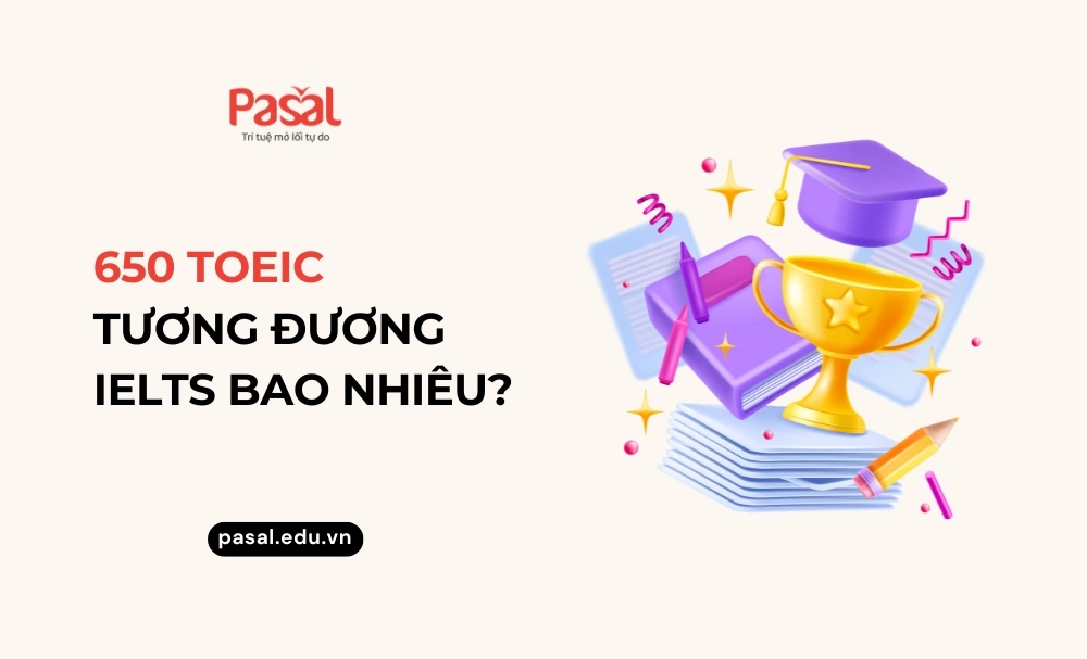 650 TOEIC bằng bao nhiêu IELTS? Bảng quy đổi điểm TOEIC sang IELTS mới nhất (2025)