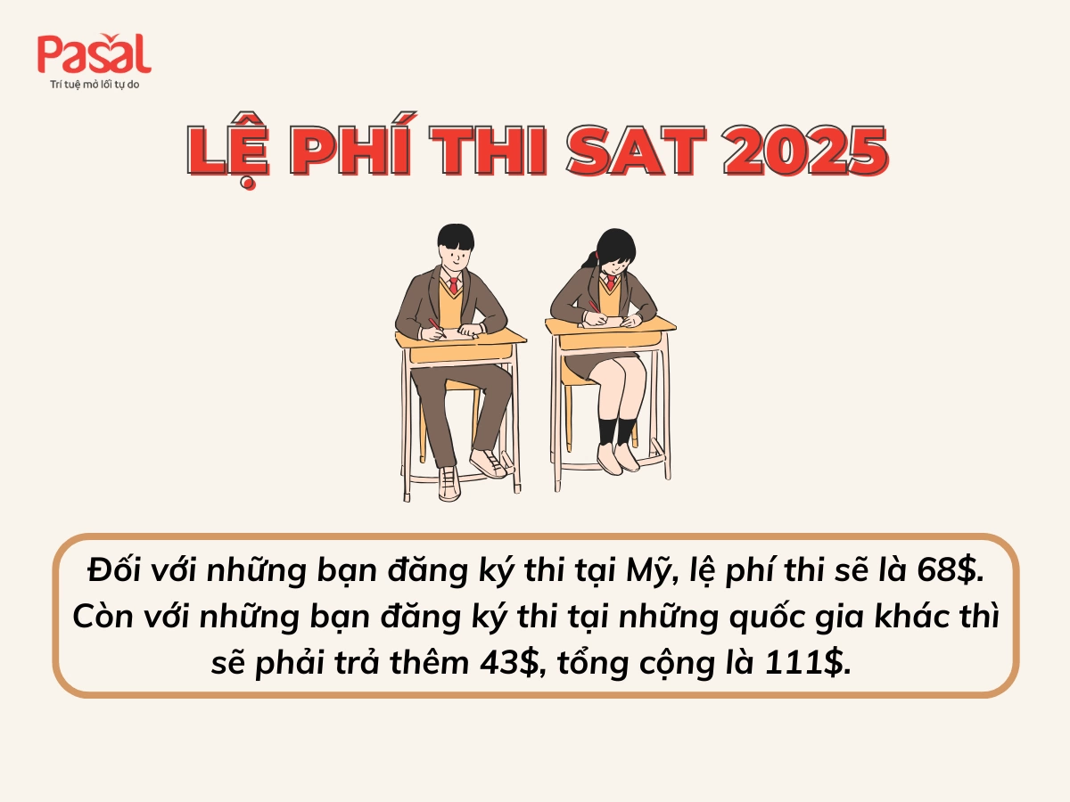 Lệ phí thi SAT bao nhiêu? Những trường hợp được miễn lệ phí