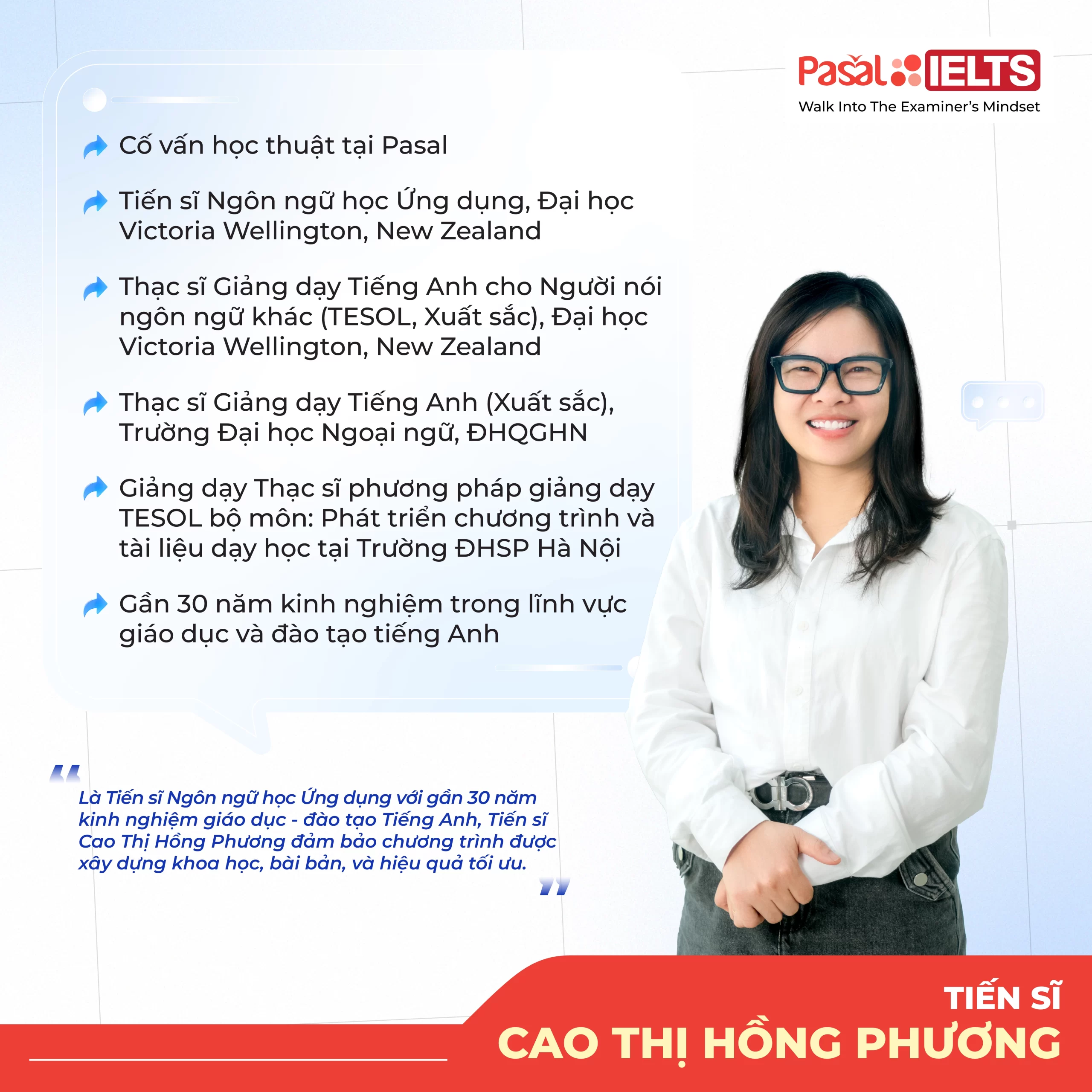 CHÍNH THỨC RA MẮT KHÓA HỌC IELTS MASTER: SPEAKING & WRITING 8.0+ TẠI PASAL