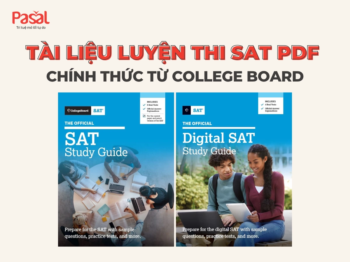 Các bộ tài liệu luyện thi SAT PDF từ các nhà xuất bản uy tín