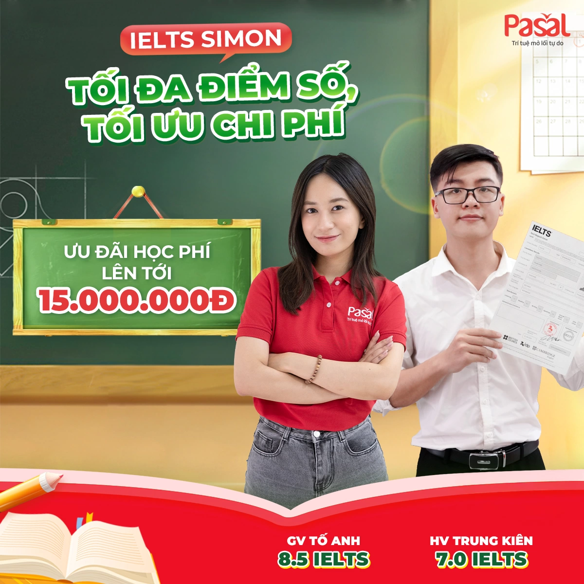 Khoá học luyện thi IELTS tại Pasal