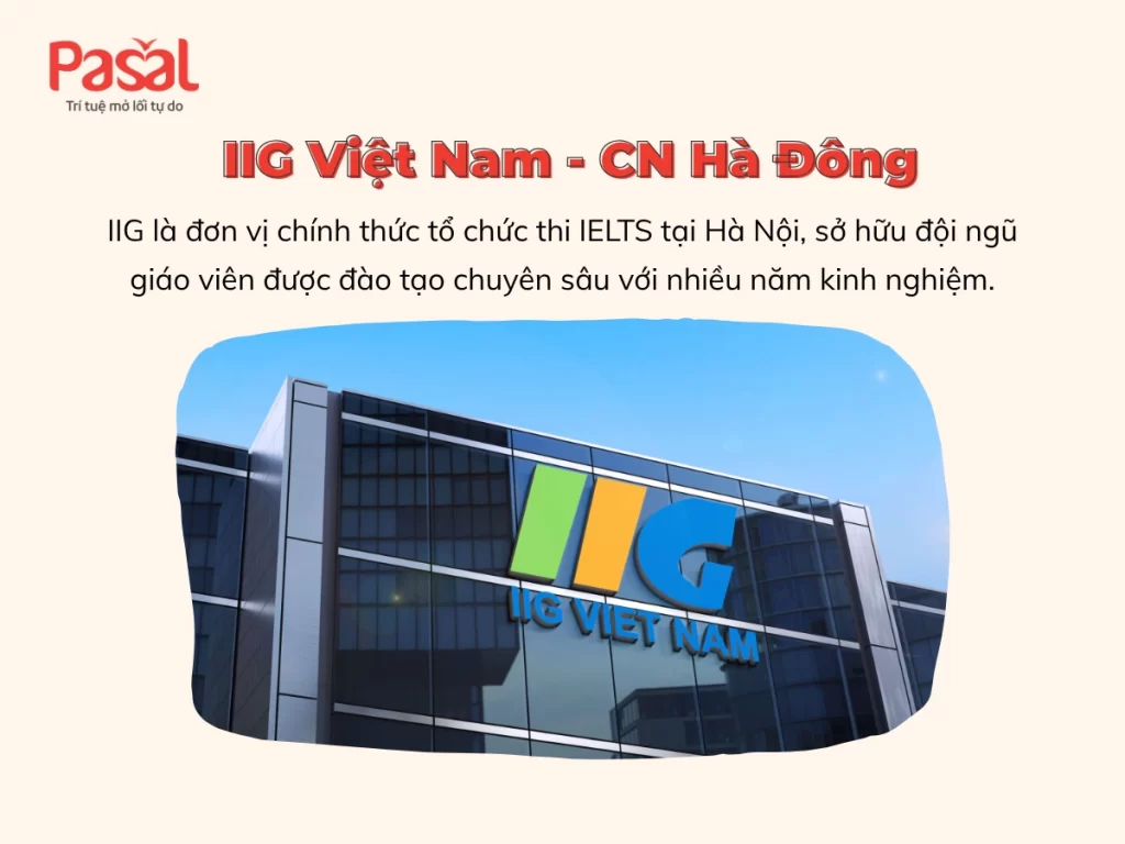 IIG Việt Nam - Trung tâm luyện thi IELTS Hà Đông uy tín 
