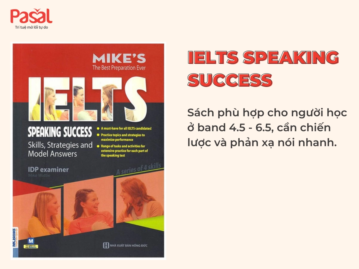 Trọn bộ sách IELTS Speaking hay nhất 2025 cho mọi band điểm