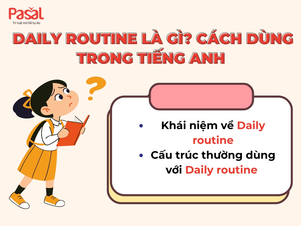Daily routine: Bộ từ vựng quan trọng kèm ví dụ và Sample [2025]