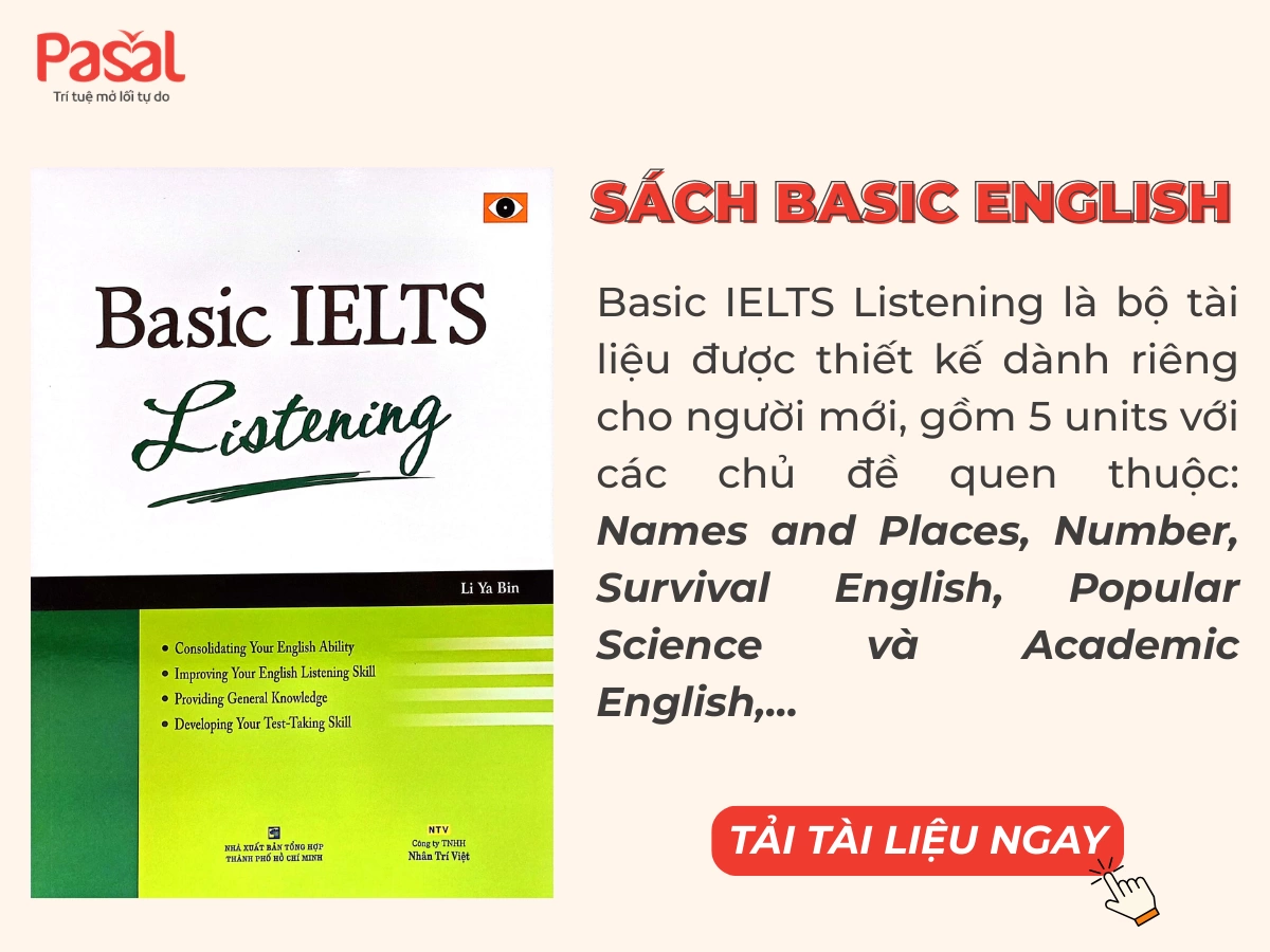 Tài liệu IELTS Listening Test PDF mới nhất 2025 [Miễn phí]