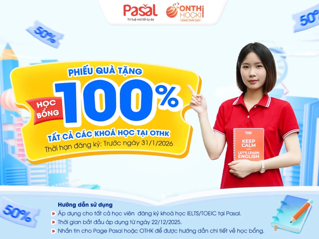 Pasal English hợp tác cùng Trung tâm Ôn thi học kỳ: Đồng hành với sinh viên trong mùa thi cuối năm