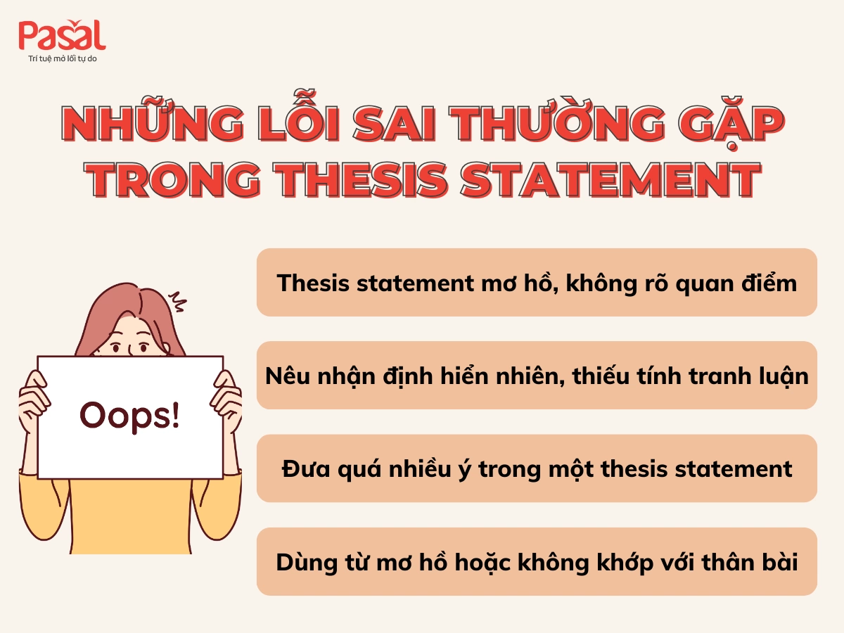 Thesis statement là gì? Hướng dẫn cách viết thesis statement ấn tượng