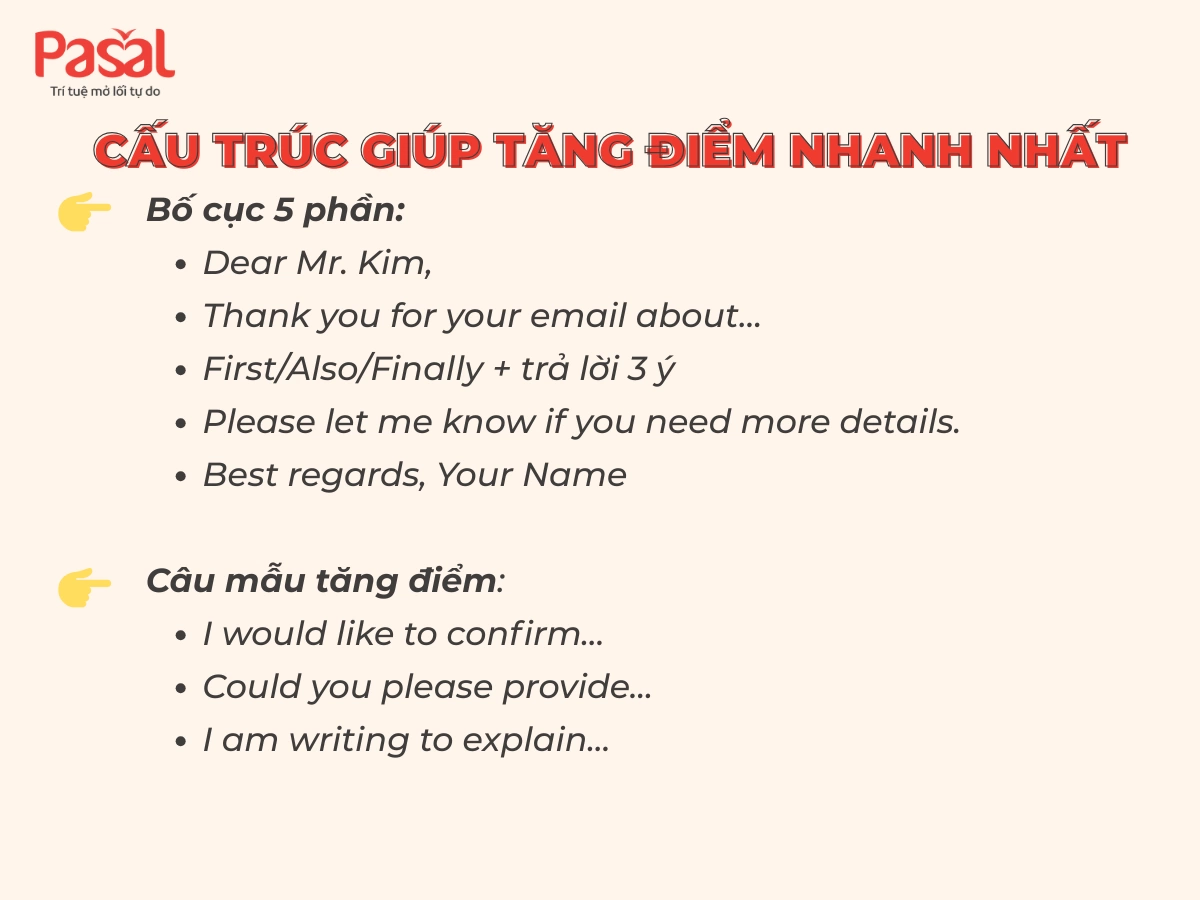 TOEIC Writing Email: Công thức viết nhanh cho người mới