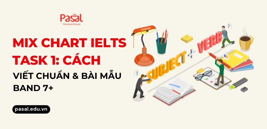 Mix Chart IELTS Task 1: Cách Viết Chuẩn & Bài Mẫu Band 7