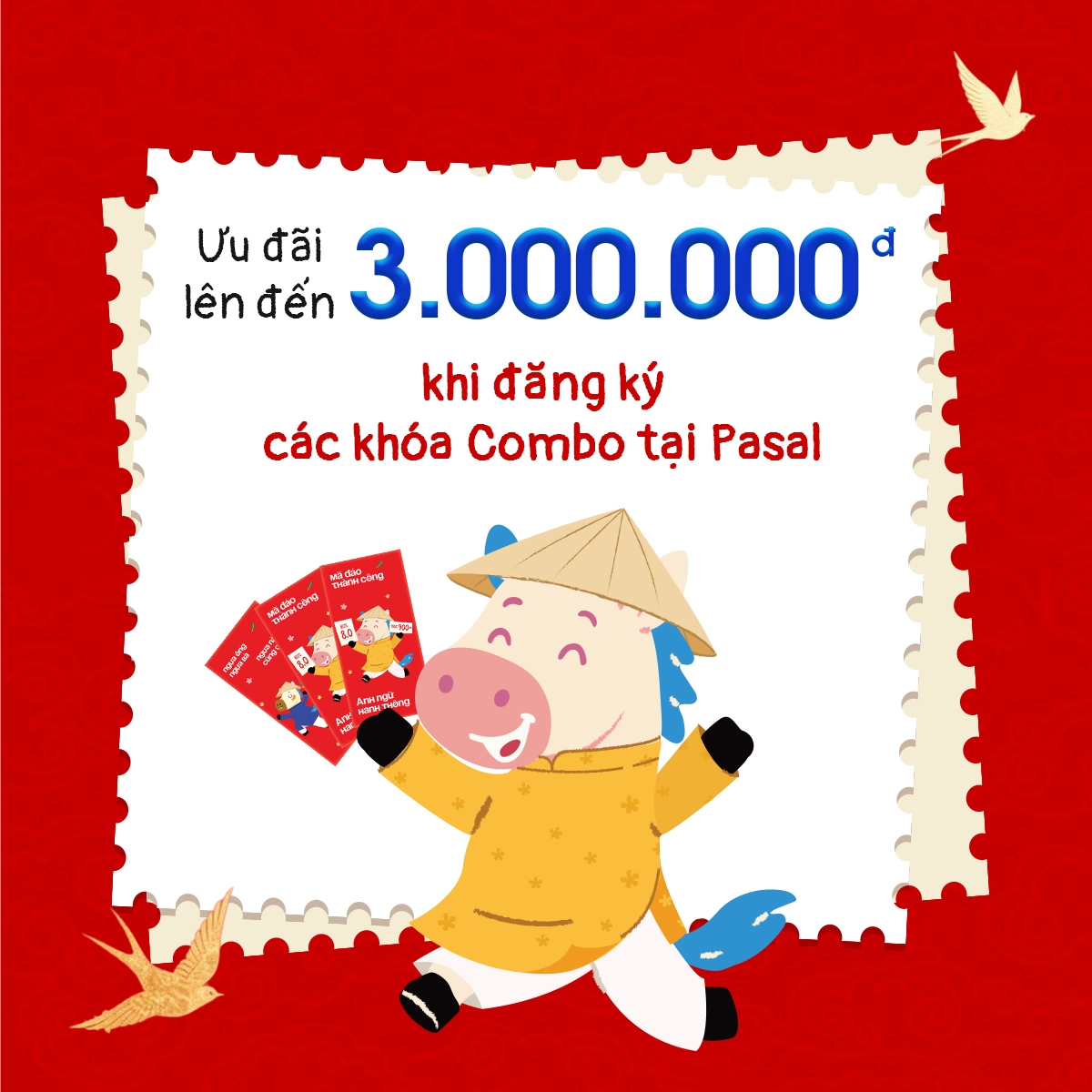 Bốc lì xì – Thử vận may – Rinh ngay ưu đãi khủng tại Pasal dịp Tết 2026