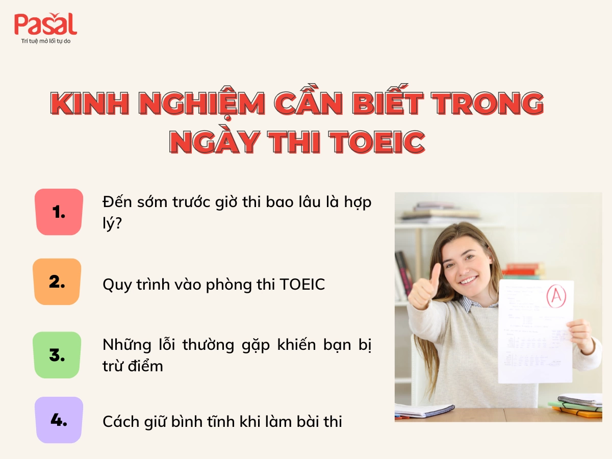 Thi TOEIC cần chuẩn bị những gì? Checklist đầy đủ từ A-Z