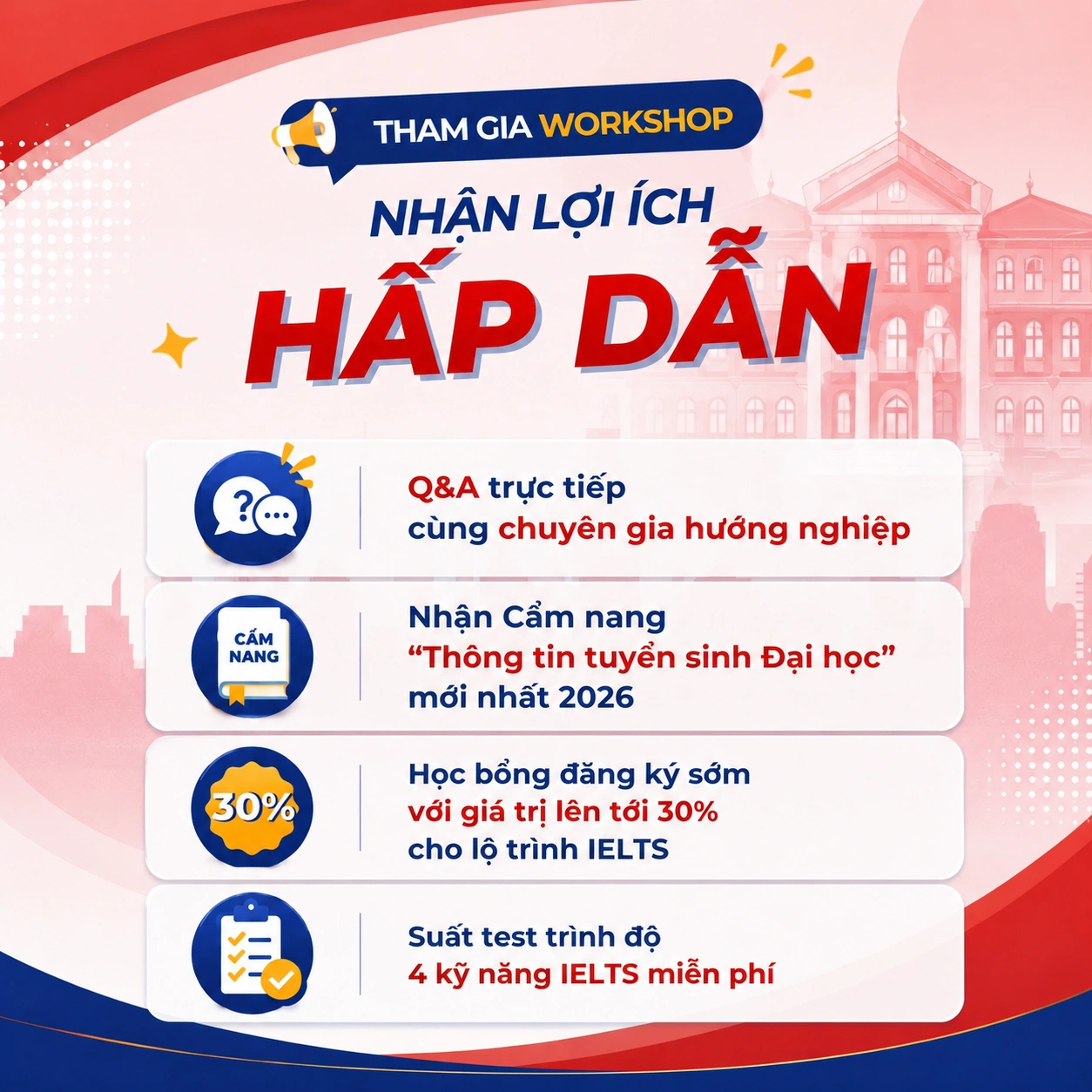 Workshop Pasal UniSuccess – Hành Trang Vững Bước Vào Đại Học