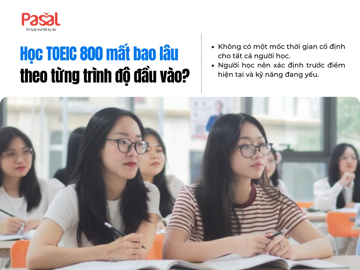 Học TOEIC 800 Mất Bao Lâu? Lộ Trình Và Học Phí Chi Tiết