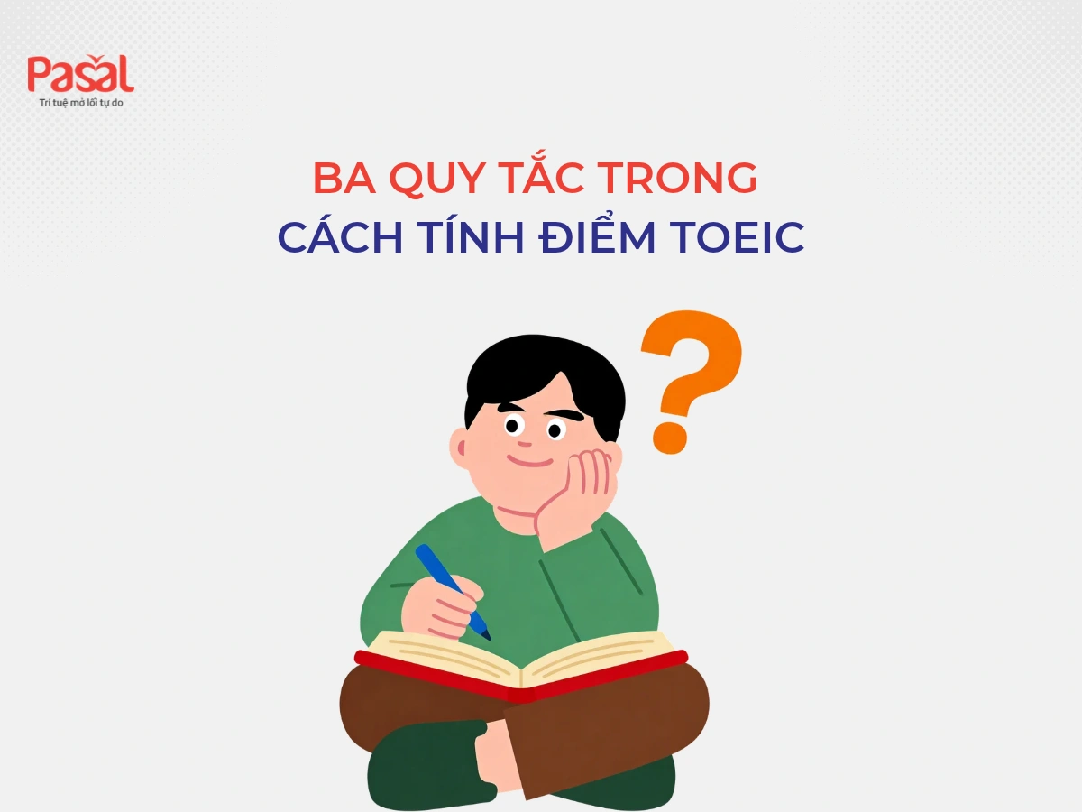 Cách tính điểm TOEIC chuẩn ETS: thang 10–990 kèm ví dụ cụ thể